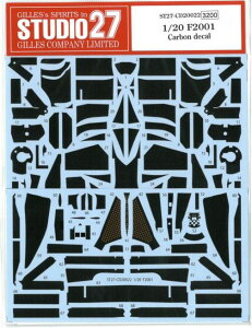 1/20 F2001 Carbon decal