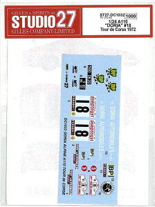 1/24 A110@"DORIA" #18 Tuor de Corse 1972 (T1/24Ήj