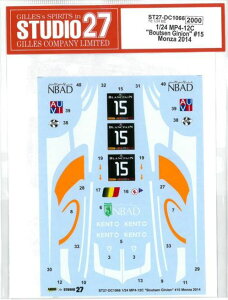 1/24 MP4/12C "Boutsen Ginion"15 Monza 2014(F1/24Ήj