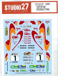 1/24 ST185"cw oil"1 European Rally VChampion 1995(T1/24Ήj