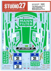 1/24 Mercedes SLS "Car Collection Motorsport"31 Nurburgring24h 2015