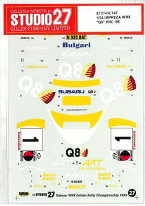 1/24@SUBARU@IMPREZA@ WRX "Q8" ERC '98