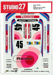 1/20 PORSCHE 935TURBO "RICOH"LM'78