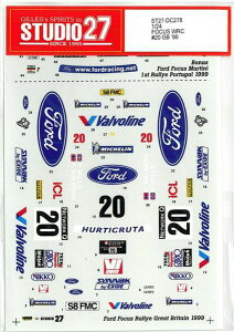 1/24 FOCUS #20 WRC GB '99