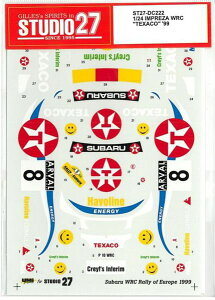 1/24@SUBARU@IMPREZA@ WRC "TEXACO" '99