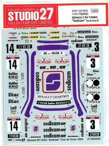 1/24 RENAULT R5 TURBO"Sodicam"Tour de Corse'82