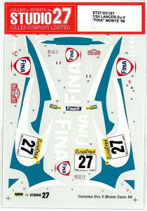 1/24 LANCER@ Evo.V "FINA" MONTE '99