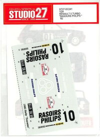 1/24 RENAULT 5 TURBO"RASOURS PHILIPS"'82
