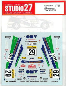 1/24 TOYOTA COROLLA WRC"OMV"MONTE'02