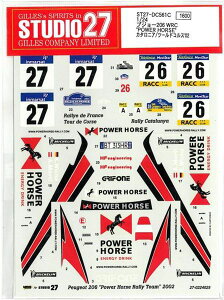 1/24 PEUGEOT 206WRC "POWER HORSE"J^jA/c[hRX'02