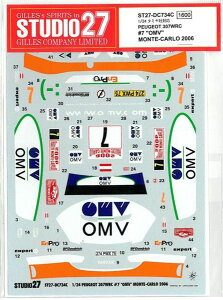 1/24 PEUGEOT 307 WRC7"OMV"MONTE-CARLO'06
