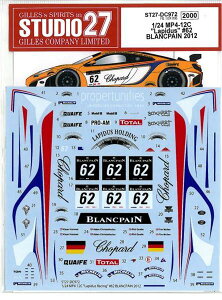 1/24 MP4-12C "Lapidus"62 BLANCPAIN 2012(F1/24Ήj