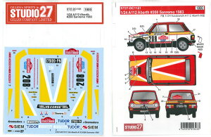 DC1151@1/24 A112 Abarth #208 Sanremo 1983@(F1/24 Ήj