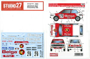 1/24 Golf GTi "Belaga"29 European Rally Championship 1984(F1/24 Ήj