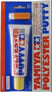 タミヤ ポリエステルパテ 120g【タミヤ 造形・下地処理 2液性パテ 改造 ディテールアップ ITEM87027】