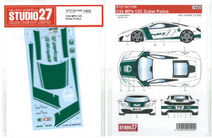 1/24 MP4-12C Dubai PoliceyF1/24Ήz