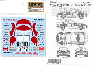 Celica GT FOUR(ST185)Monte-Carlo 1992�iK�Ѓ~�j�b�c�Ή��j