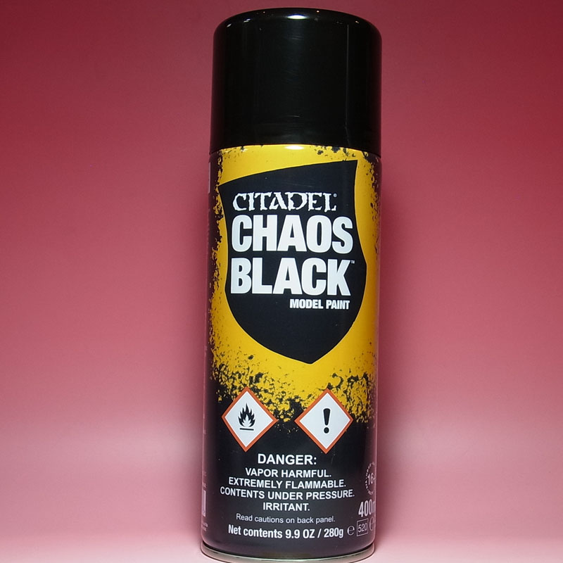 シタデルカラー CITADEL CHAOS 62-02-51 86％以上節約 最安挑戦 BLACK SPRAY