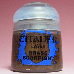 �V�^�f�� ���C���[ �u���X�E�X�R�[�s�I���yCITADEL 22-65 LAYER BRASS SCORPION�z