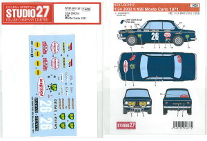 1/24 2002 ti #26 Monte Carlo 1971(for H��1/24)�y�X�^�W�I27�f�J�[�� DC1217�z