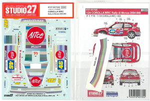 1/24 COROLLA WRC Rally di Monza 2004 #46(T 1/24Ή)yX^WI27fJ[ DC732Cz