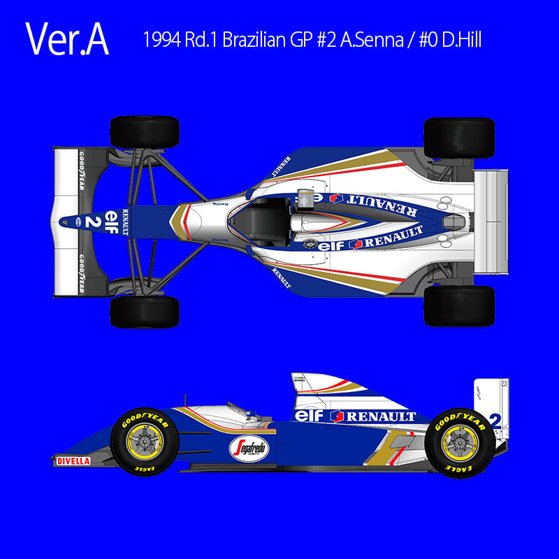 楽天市場】1/20 ウィリアムズ FW16 1994 Rd.1 Brazilian GP【モデル ...