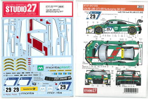 1/24 R8 LMS GT3 #29 Nurburgring2017 hXAbvfJ[ (Nu1/24ΉjyX^WI27 ST27-DC1232z
