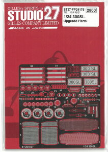 1/24 ZfX xc 300SL fBe[Abv p[c T1/24Ή X^WI27 Gb`O FP24176