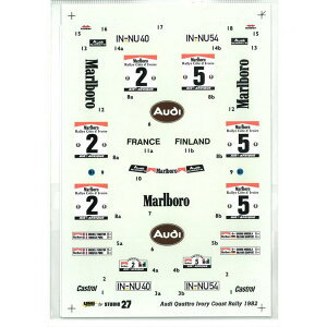 DC270 1/24 Audi Quattro "Marlboro" WRC 1982 1982