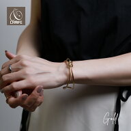 【全品P10倍｜最大30%OFFクーポン】 バングル サージカルステンレス 316L 金属アレルギー対応 18K コーテ…