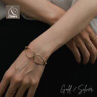 【全品P10倍｜最大30%OFFクーポン】 バングル サージカルステンレス 316L 金属アレルギー対応 18K コーテ…