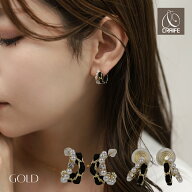 【全品P5倍｜最大30%OFFクーポン配布中】 痛くない イヤリング ピアス 金属アレルギー対応 14Kコーティン…