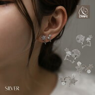 【最大35%OFFクーポン配布中】 【NEW】 痛くない イヤリング ピアス 金属アレルギー対応 ロジウムコーテ…