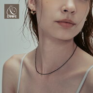 【最大30%OFFクーポン】 ネックレス サージカルステンレス 316L 金属アレルギー対応 ブラック アクリルビ…