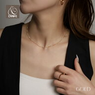 【9/19(土)20時スタート 2時間限定 半額クーポン配布中】 ネックレス 金属アレルギー対応 18K コーティン…