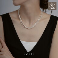 【全品P10倍｜最大30%OFFクーポン】 【NEW】 ネックレス パール 真珠 人工パール サージカルステンレス 3…