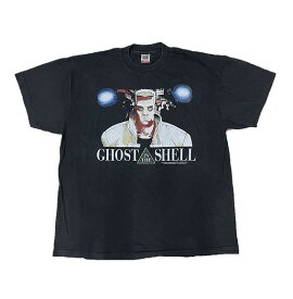 攻殻機動隊 GHOST IN THE SHELL Tシャツ USA版 バトー 映画T アニメT キャラクターT 半袖 メンズ レディース プリントTシャツ 草薙素子 バトー 士郎正宗 サイバーパンク SFアニメ 漫画 映画 グッズ ストリート カジュアル ブラック 黒 人気