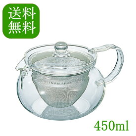 ◎【送料無料】 HARIO/ハリオ 茶茶急須 丸 450ml CHJMN-45T 耐熱ガラス製