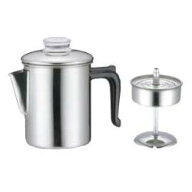 〇仔犬印 ステンレス パーコレーター6人用 1310ml 25006【日本製】TY 80サイズ