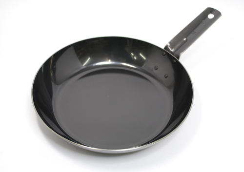◎鉄黒皮　オーブン用　厚板フライパン　20cm　8-0093-0602_ES