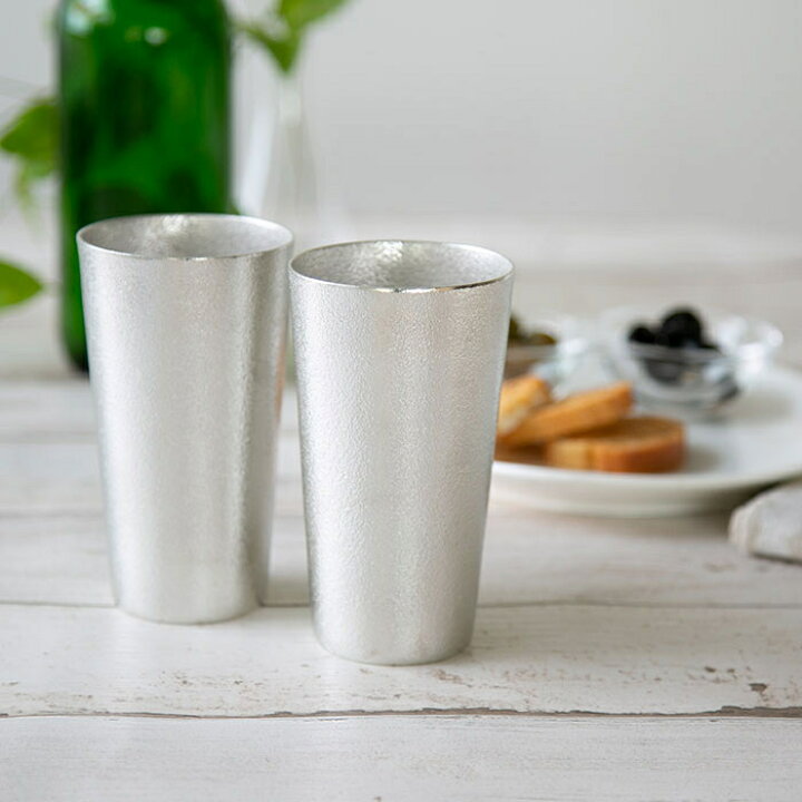 楽天市場】能作 NOUSAKU 錫製ビアカップ 270ml 2個セット 桐箱入 2124 