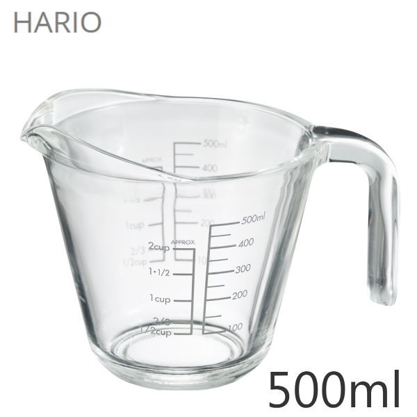 電子レンジ オーブン使用OK HARIO 大放出セール ハリオ 耐熱ガラス製メジャーカップ 商品追加値下げ在庫復活 7-0479-1002_ES BMZ-47 500mlMJP-500-GR 計量カップ