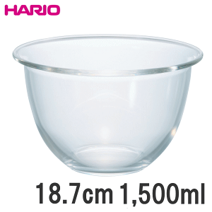 ��HARIO/�n���I �ϔM�K���X�� �~�L�V���O�{�E�� 1500ml MXP-1500���a187mm(�{�[��) ABC-C4,9-0260-0502_ES