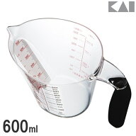貝印 上から量れる洗いやすい計量カップ 600ml メジャーカップ DH-8128,1-0512-0301代_ES