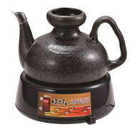 ◎電気酒燗器 2.5合タイプ 灰色 DS-25K 美濃焼 陶器製 ほろよい 家飲み 日本製 　60サイズ