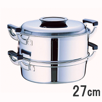 楽天市場】蒸し器 27cm 3段の通販