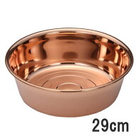 ◎純銅製 洗い桶 29cm 内径275 外径290mm×深さ85mm 4.5L タケコシ 燕三条 日本製 4936549701305 80サイズ