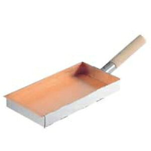 ≪IH対応≫フジノスロイヤルクラデックス銅製玉子焼き器 140×275×35mm XED-140 業務用対応、全面二層構造 80サイズ