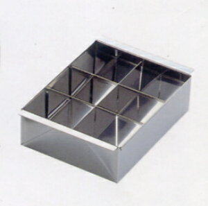 デザート寒天流し器 6ヶ取 C-001_SR(玉子豆腐器兼用)