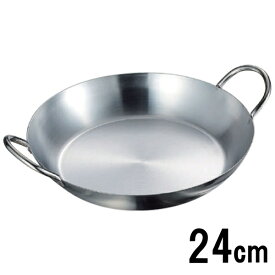 ステンレス モツ鍋 24cm 91724_AG もつ鍋 IH100/200V、ガス火対応